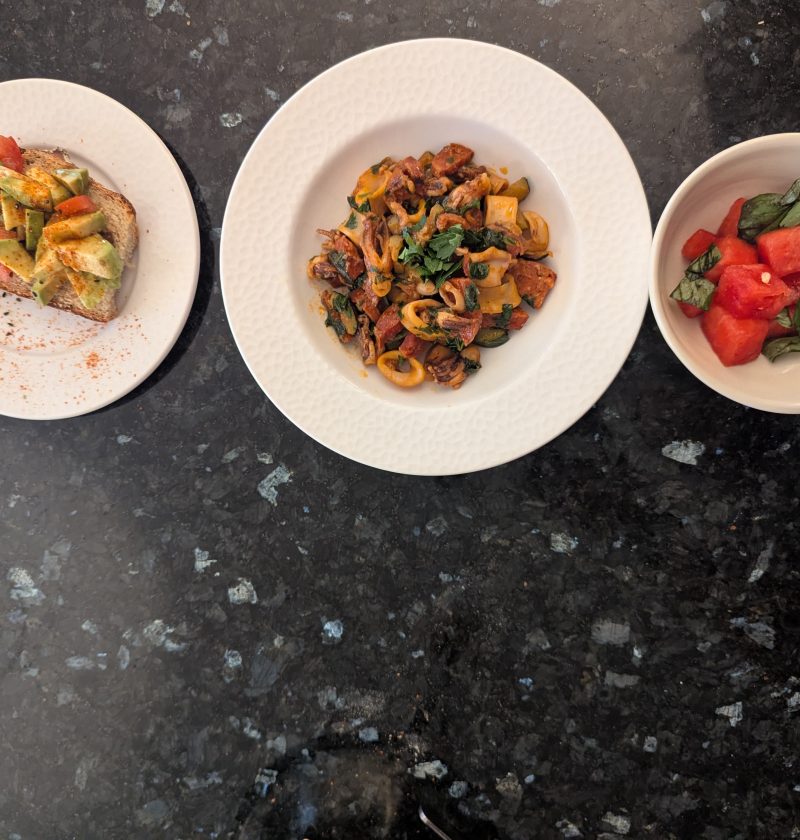 menu complet d'été facile et rapide en moins de 30 minutes